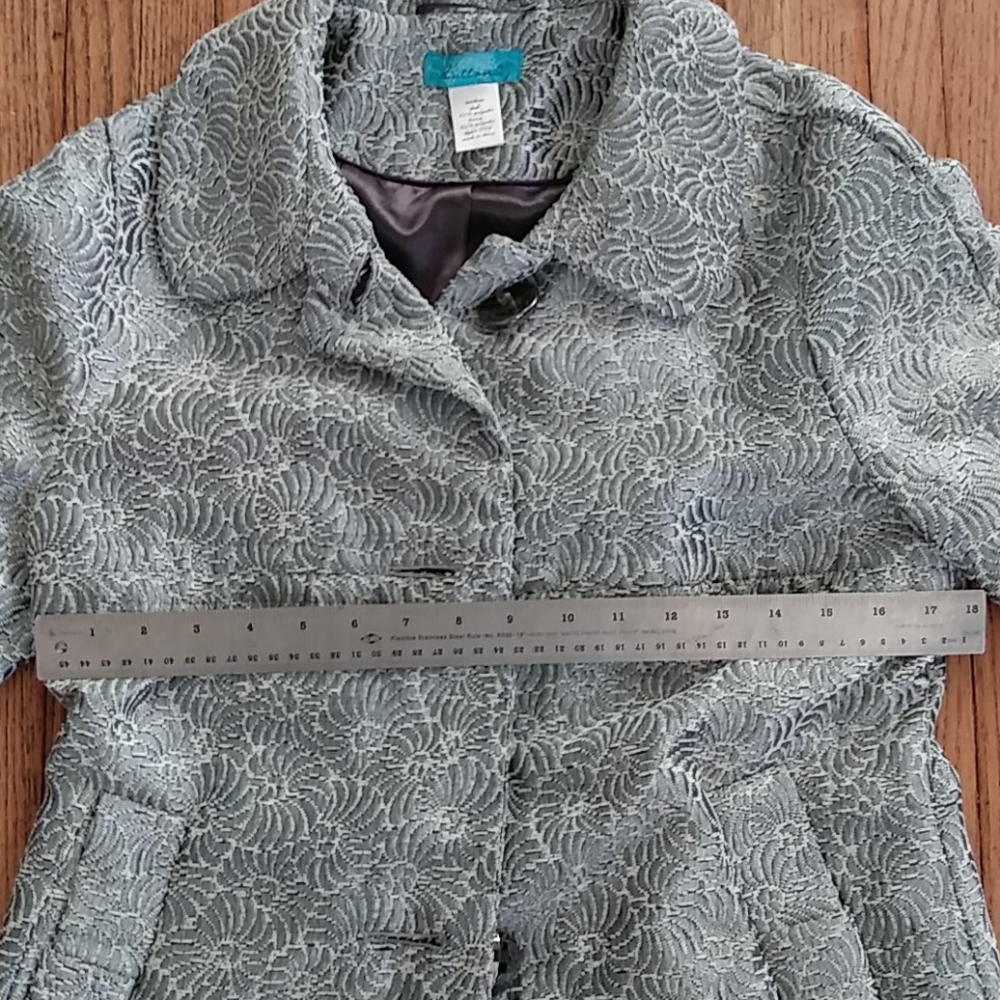 Silver Jacket - Buttons by Francesca's NWOT - Picture 14 of 15